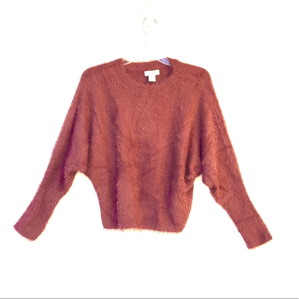 Faux Fur XS Fuzzy Soft Long Sleeve Sweater